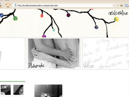 screenshot of arielcaroline.com